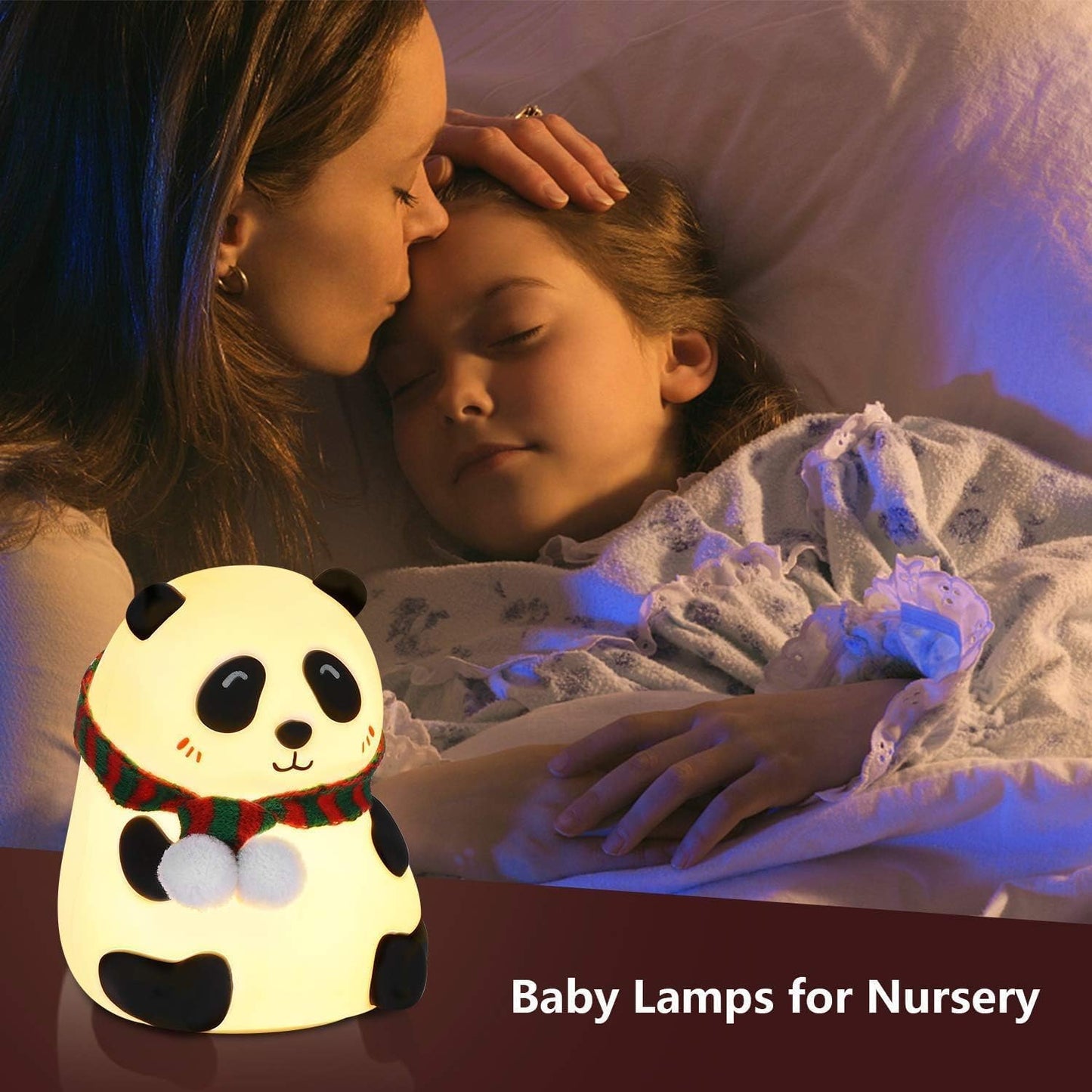 Touch Silicone Panda Night Light