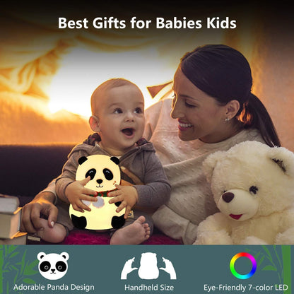 Touch Silicone Panda Night Light