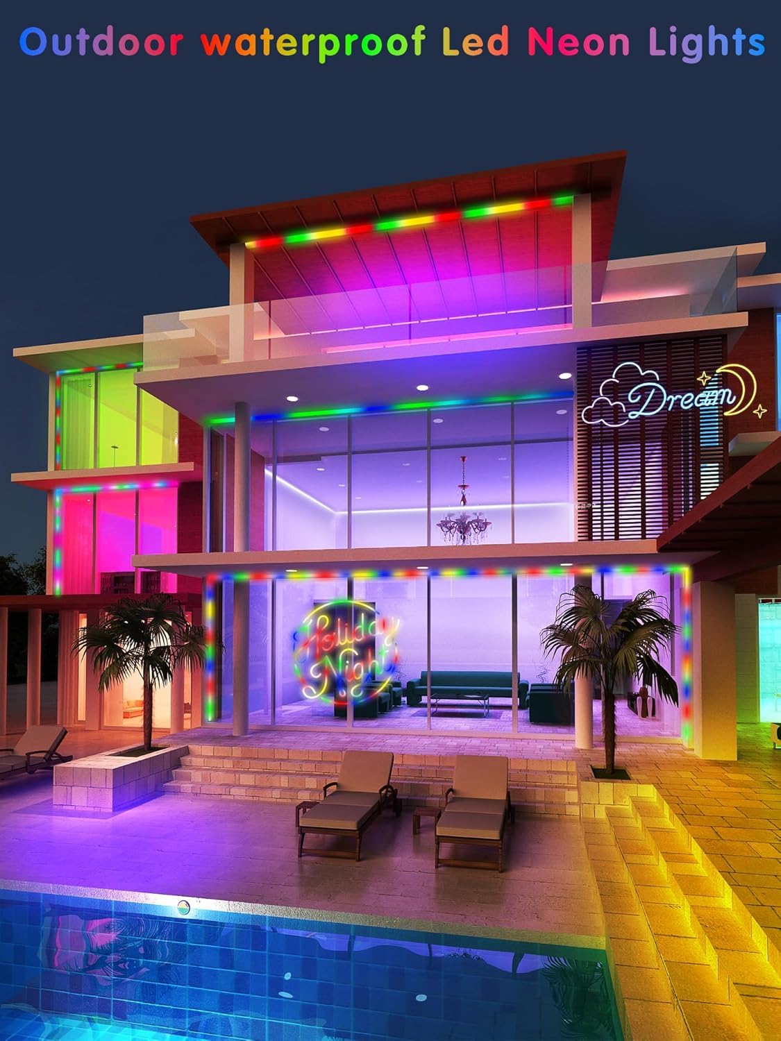 Gesto 5 Meter Neon Strip Lights