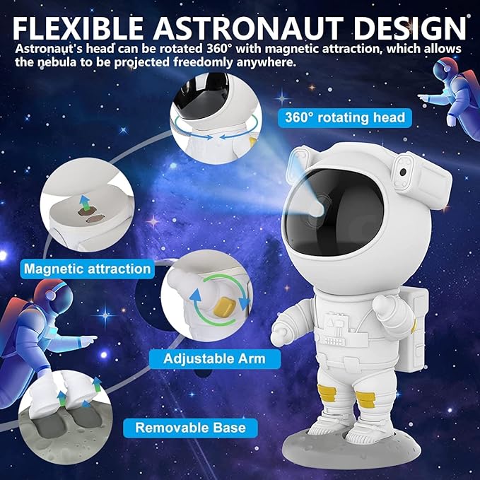 Astronaut Galaxy Projector for Bedroom
