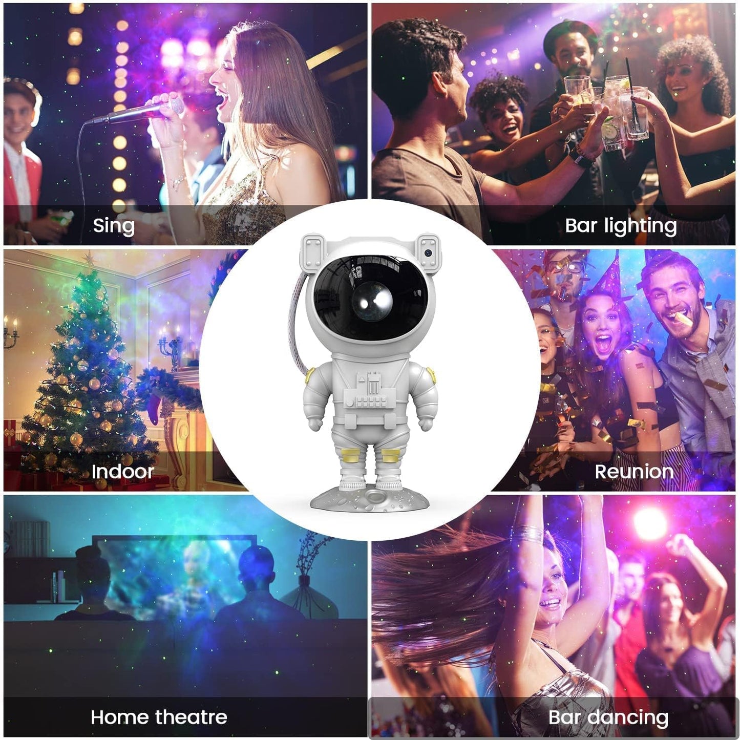 Astronaut Galaxy Projector for Bedroom